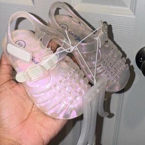 Cat & Jack Kids Shimmering Pink Sandals